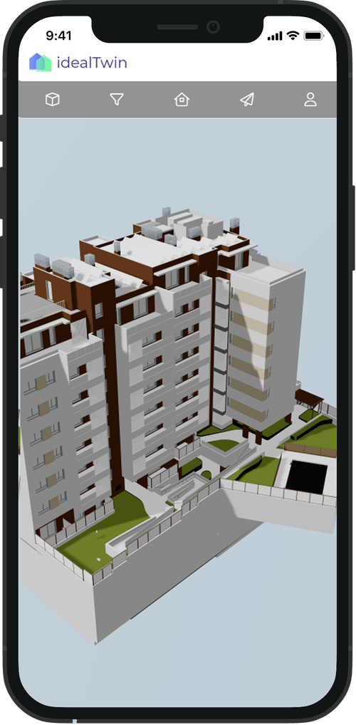 IdealTwin mobile digital twin interface
